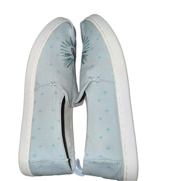 DISNEY X TOMS Cinderella Sky Blue Glass Slipper Canvas Shoes Women’s Size 8 - Picture 4 of 9